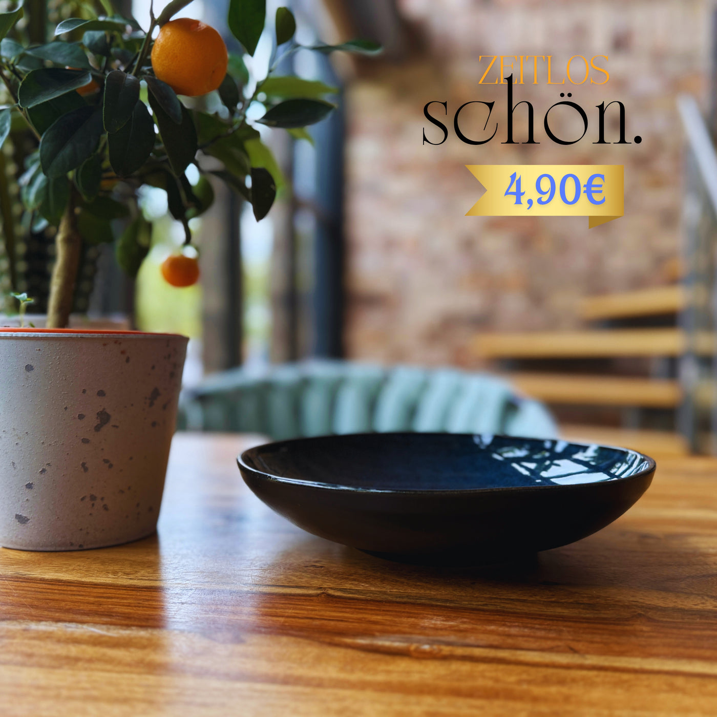 Deep Blue Schale 22cm