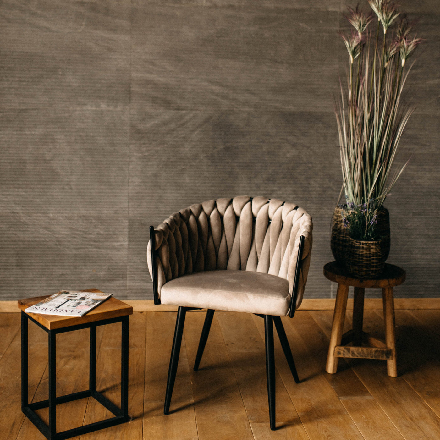 Woven Chair Paris Grey