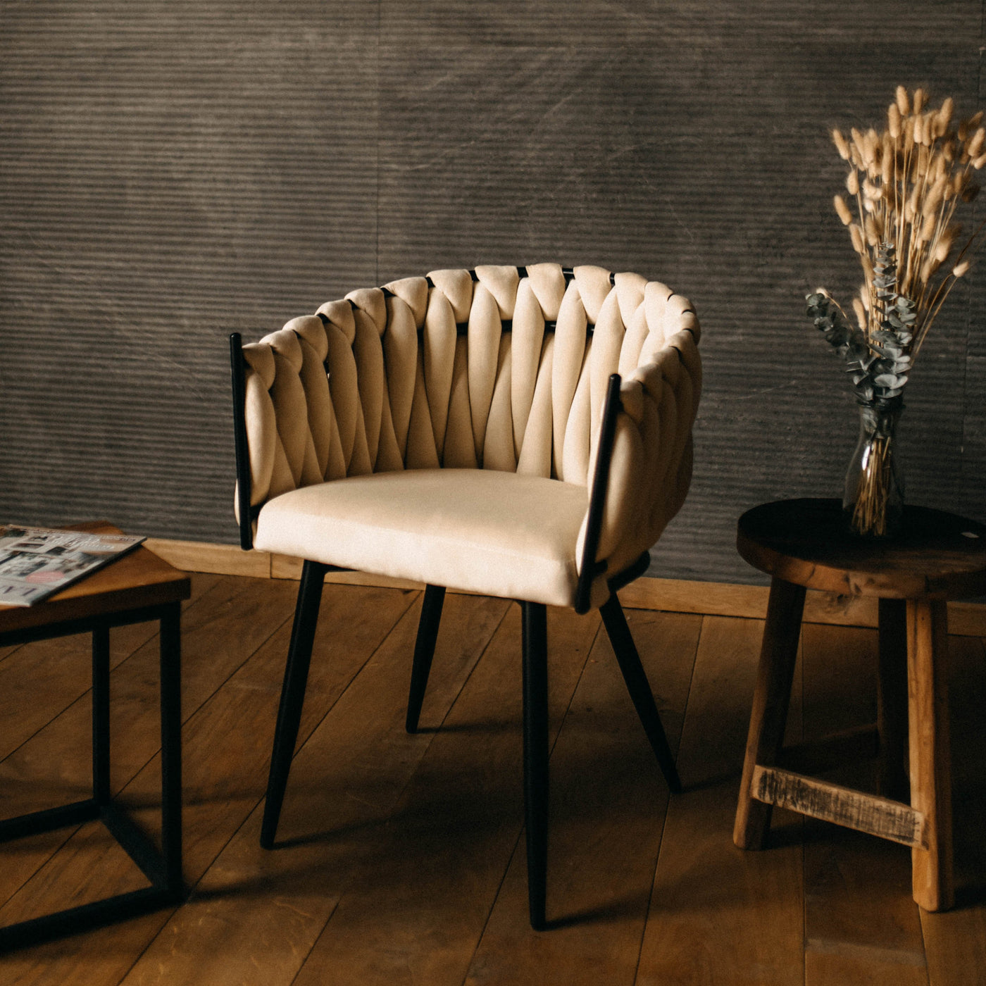 Woven Chair Paris White