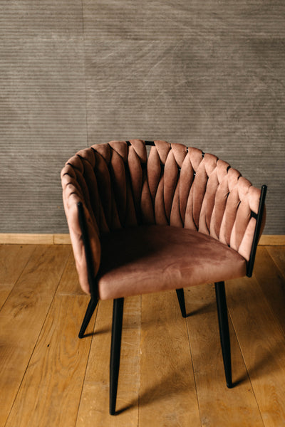 Woven Chair Paris Rosa