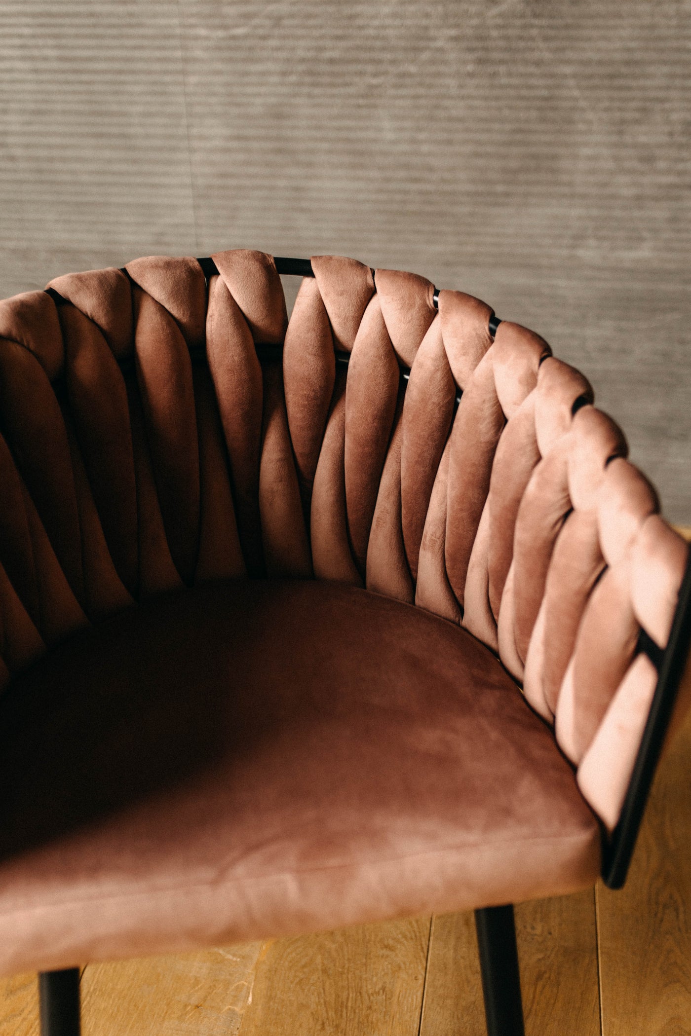 Woven Chair Paris Rosa