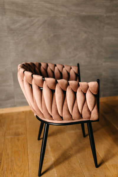 Woven Chair Paris Rosa