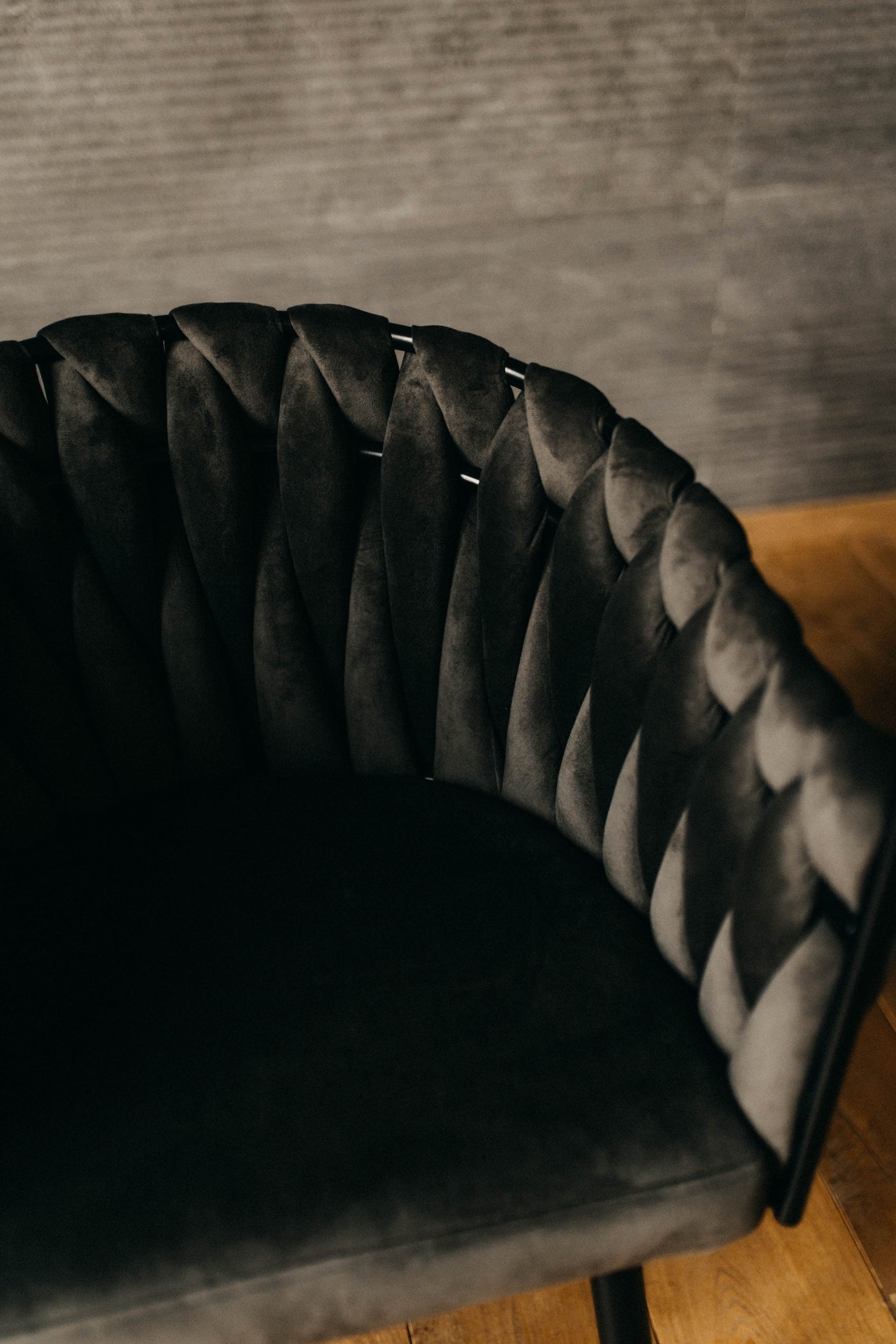 Woven Chair Paris Dark Grey