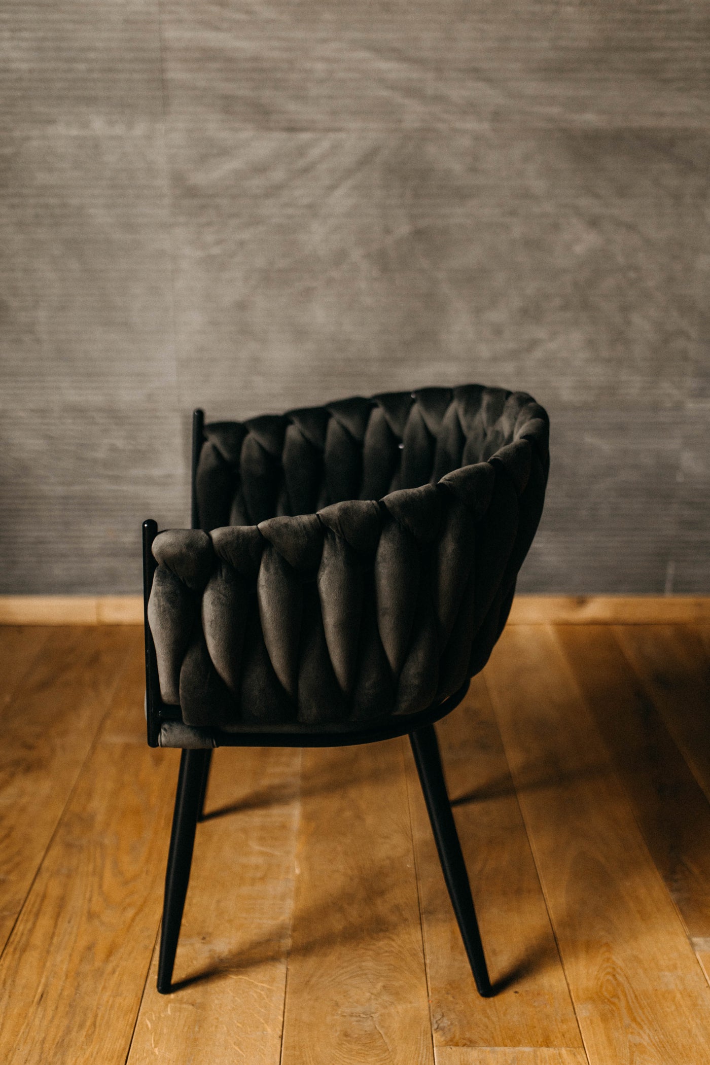 Woven Chair Paris Dark Grey