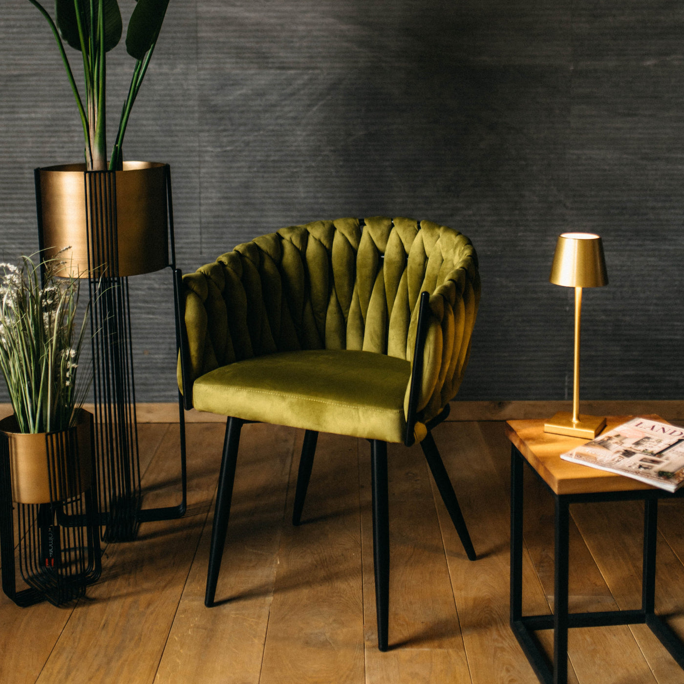 Woven Chair Paris Green